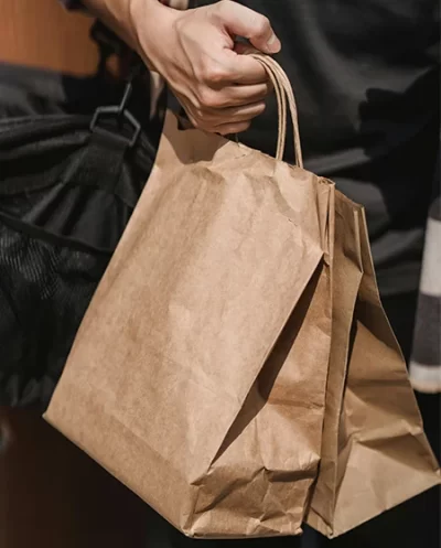 custom printed shopping paper bags